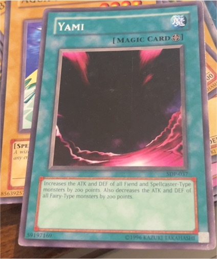 1996 Yu-Gi-Oh! SDP-037 Yami — front