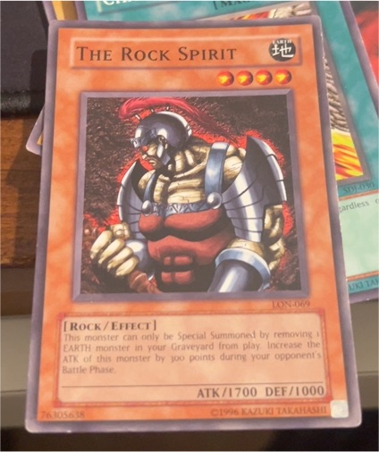 Yu-Gi-Oh! Labyrinth of Nightmare #LON-069 The Rock Spirit — front