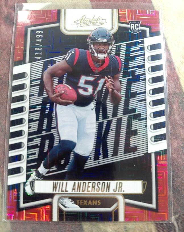 2023 Panini Absolute #103 Will Anderson Jr. — front