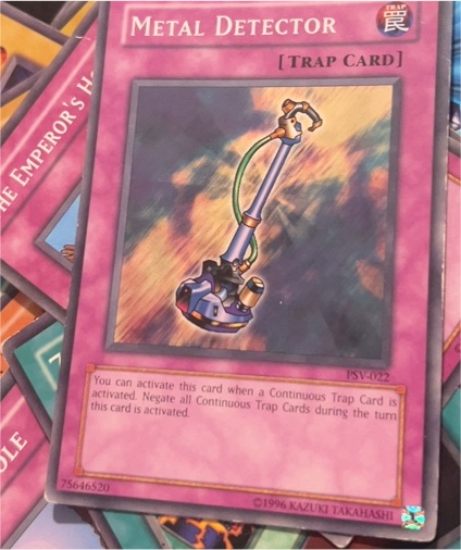 1996 Yu-Gi-Oh! PSV-022 Metal Detector — front