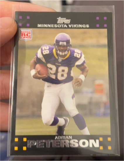 2007 Topps #301 Adrian Peterson Rookie — front