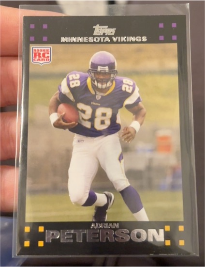 2007 Topps #301 Adrian Peterson — front