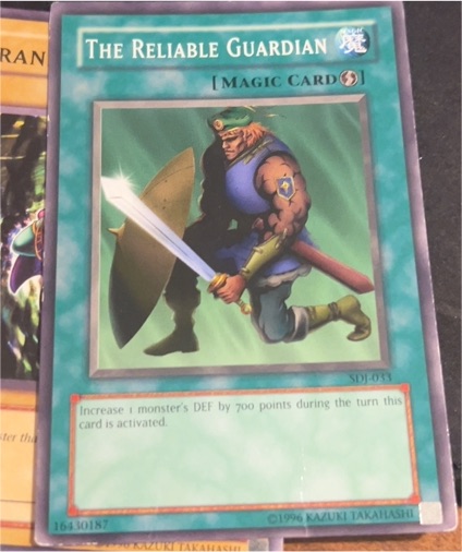 1996 Yu-Gi-Oh! SDJ-033 The Reliable Guardian — front