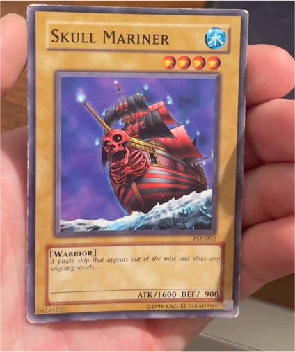 2002 Yu-Gi-Oh! Pharaoh's Servant PSV-092 Skull Mariner — front