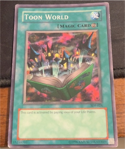 1996 Yu-Gi-Oh! SDP-024 Toon World — front