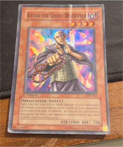 Yu-Gi-Oh! LON-062 Kycoo the Ghost Destroyer — front