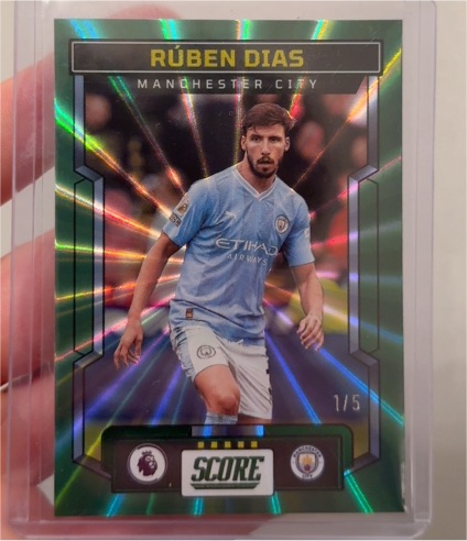 2023-24 Panini Score Premier League #1/5 Ruben Dias — front