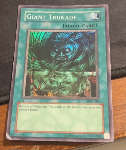 1996 Yu-Gi-Oh! MRL-048 Giant Trunade — front