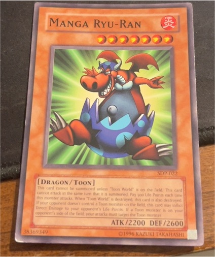 1996 Yu-Gi-Oh! SDP-022 Manga Ryu-Ran — front