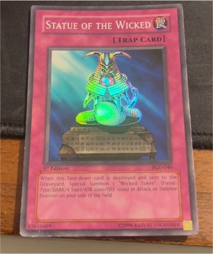 2003 Yu-Gi-Oh! PGD-046 Statue of the Wicked — front