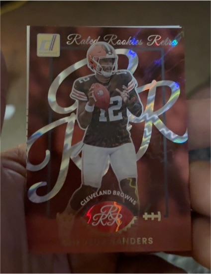2025 Panini Donruss Rated Rookie Retro #11 Shedeur Sanders — front