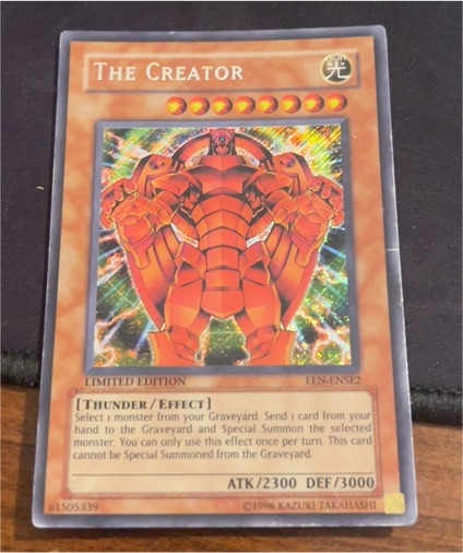 Yu-Gi-Oh! The Creator EEN-ENSE2 Secret Rare Limited Edition — front