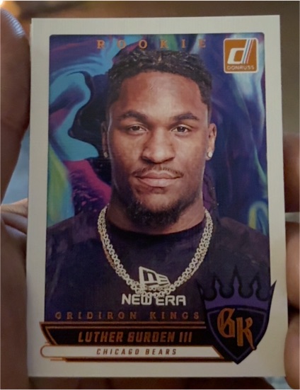 2025 Panini Donruss #RGK-LBN Luther Burden III Rookie Gridiron Kings — front
