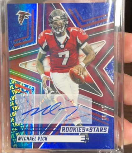 2025 Panini Rookies & Stars True Blue #91 Michael Vick — front