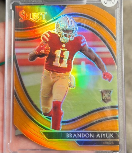 2020 Panini Select #366 Brandon Aiyuk — front