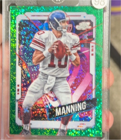 2024 Topps Chrome Cosmic #66 Eli Manning — front
