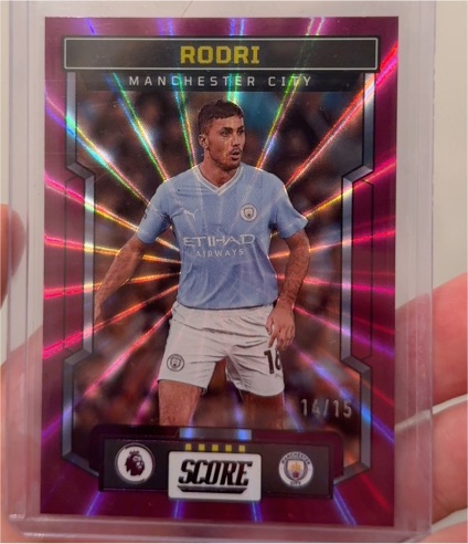 2023-24 Panini Score Premier League #126 Rodri — front