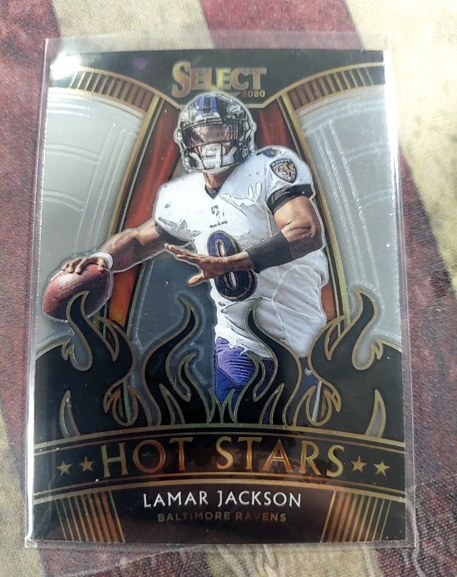 2020 Panini Select Hot Stars #HS4 Lamar Jackson — front