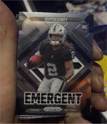 2025 Panini Prizm Emergent #10 Ashton Jeanty — front