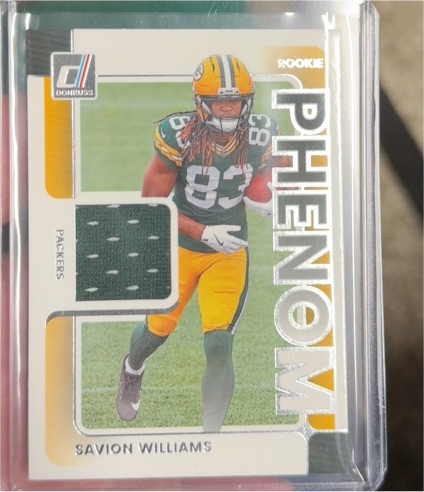 2025 Panini Donruss #RPJ-SWS Savion Williams Rookie Phenom Patch — front