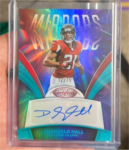 2025 Panini Certified Mirror Signatures #MS-DH DeAngelo Hall — front