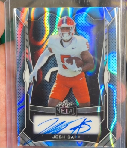 2025 Leaf Metal #Josh Sapp — front