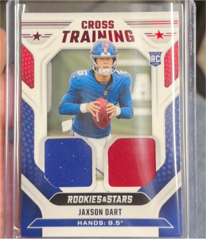 2025 Panini Rookies & Stars Cross Training #CT-JDT Jaxson Dart — front