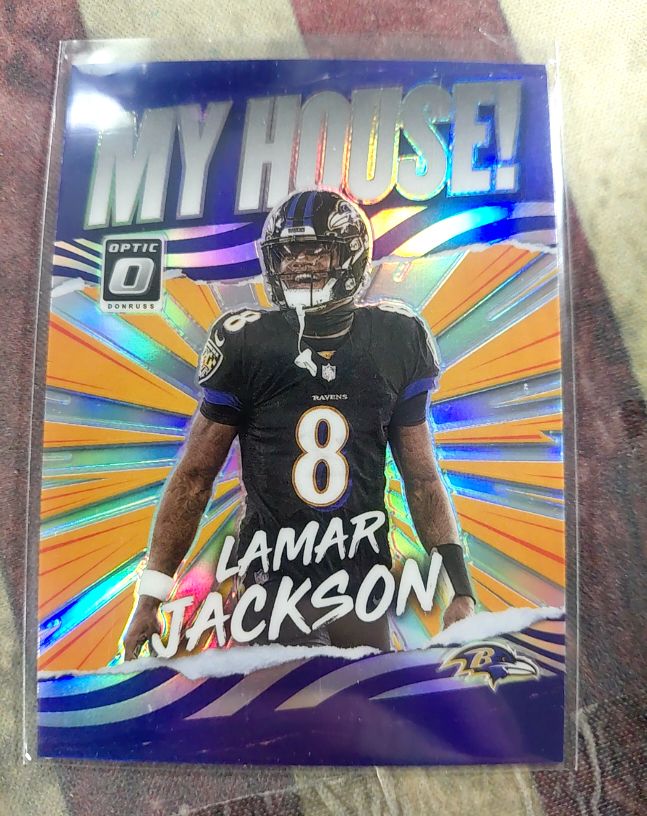 2021 Donruss Optic #MH-9 Lamar Jackson My House — front