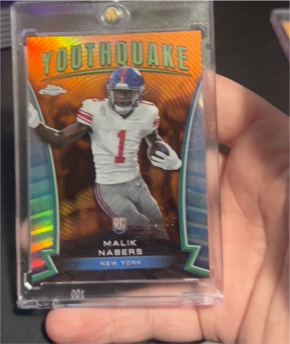 2024 Topps Chrome #Y-5 Malik Nabers Youthquake Rookie — front