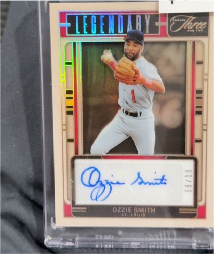 2025 Panini Three and Two Legendary Signatures #LS-OS Ozzie Smith — front