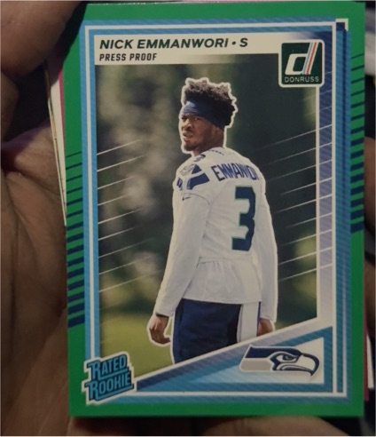 2025 Donruss #348 Nick Emmanwori — front