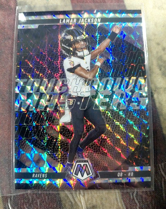 2025 Panini Mosaic #5 Lamar Jackson Touchdown Masters — front