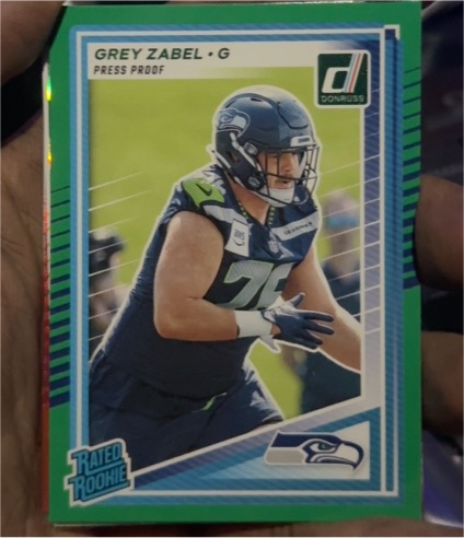 2025 Donruss #366 Grey Zabel — front