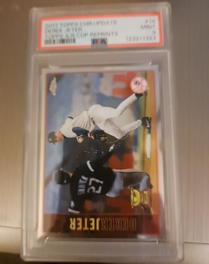 2017 Topps Chrome Update #14 Derek Jeter — front