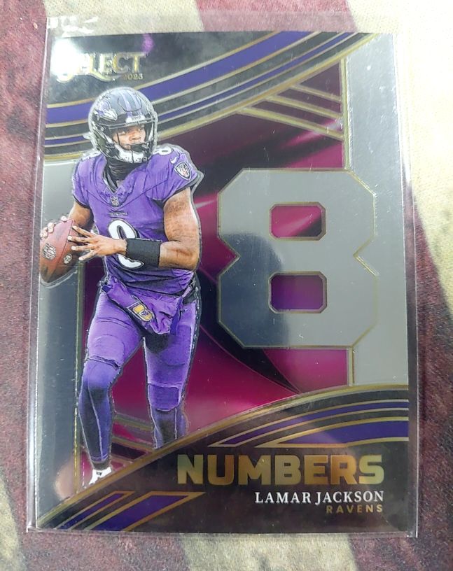 2023 Panini Select #NMB-LJA Lamar Jackson — front