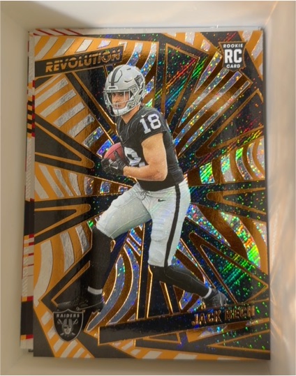 2025 Panini Revolution #213 Jack Bech Rookie Las Vegas Raiders — front