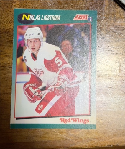 1991 Score #659 Niklas Lidstrom — front