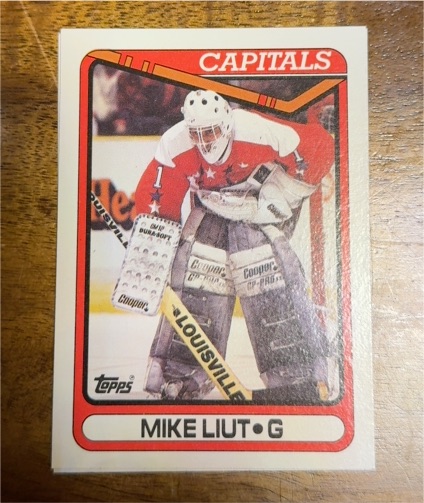 1990-91 Topps Hockey #44 Mike Liut — front