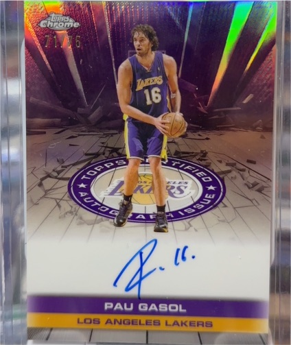 2025 Topps Chrome #TAU-PG Pau Gasol — front