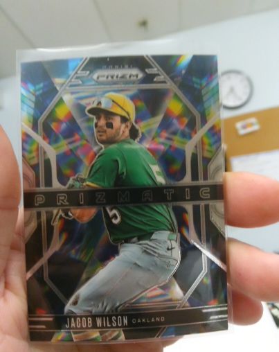 2025 Panini Prizm Prizmatic #17 Jacob Wilson — front