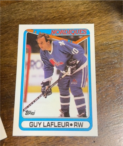 1990-91 Topps #142 Guy Lafleur — front
