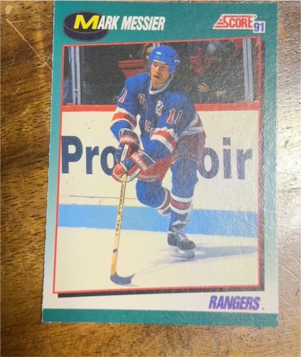 1991-92 Score Rookie and Traded #85T Mark Messier — front