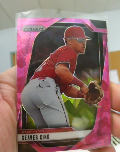 2025 Panini Prizm Seaver King Pink Ice Prizm — front