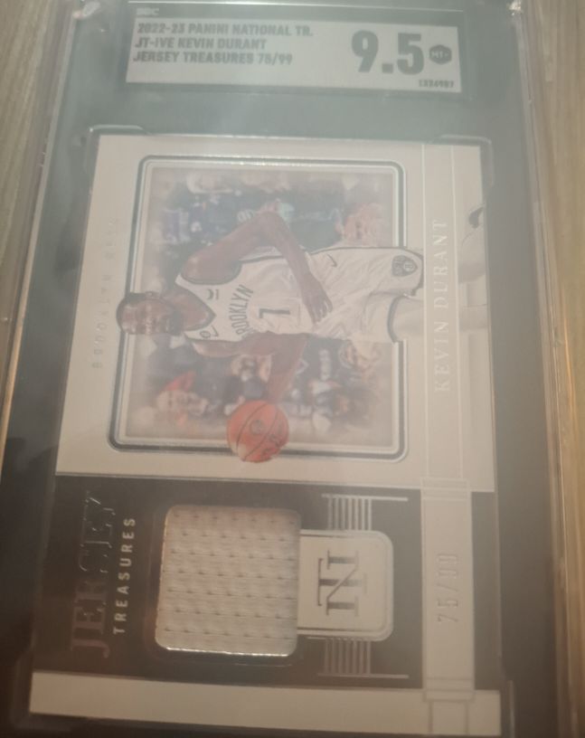 2022-23 Panini National Treasures #JT-IVS Kevin Durant Jersey Treasures — front