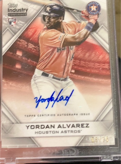 2025 Topps Industry Conference #RC Yordan Alvarez — front