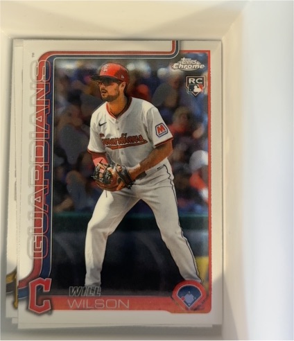 2025 Topps Chrome Update #USC187 Will Wilson — front