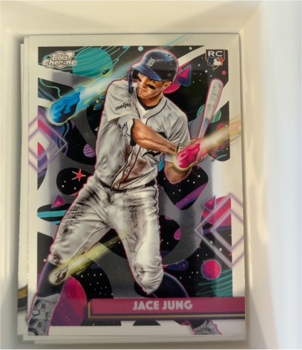 2025 Topps Cosmic Chrome #9 Jace Jung — front