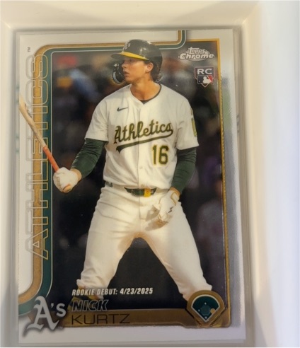 2025 Topps Chrome Update #USC180 Nick Kurtz — front