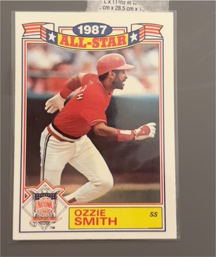 1988 Topps Glossy All-Stars #16 Ozzie Smith — front