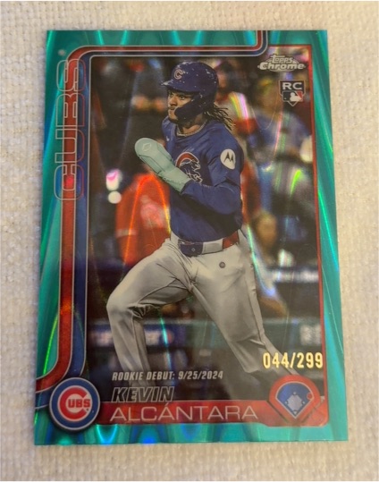 2025 Topps Chrome Update #USC25 Kevin Alcantara — front
